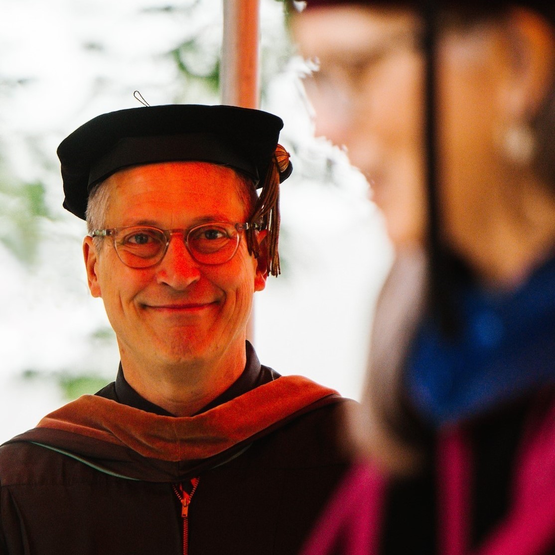 Lanny Potts at Commencement